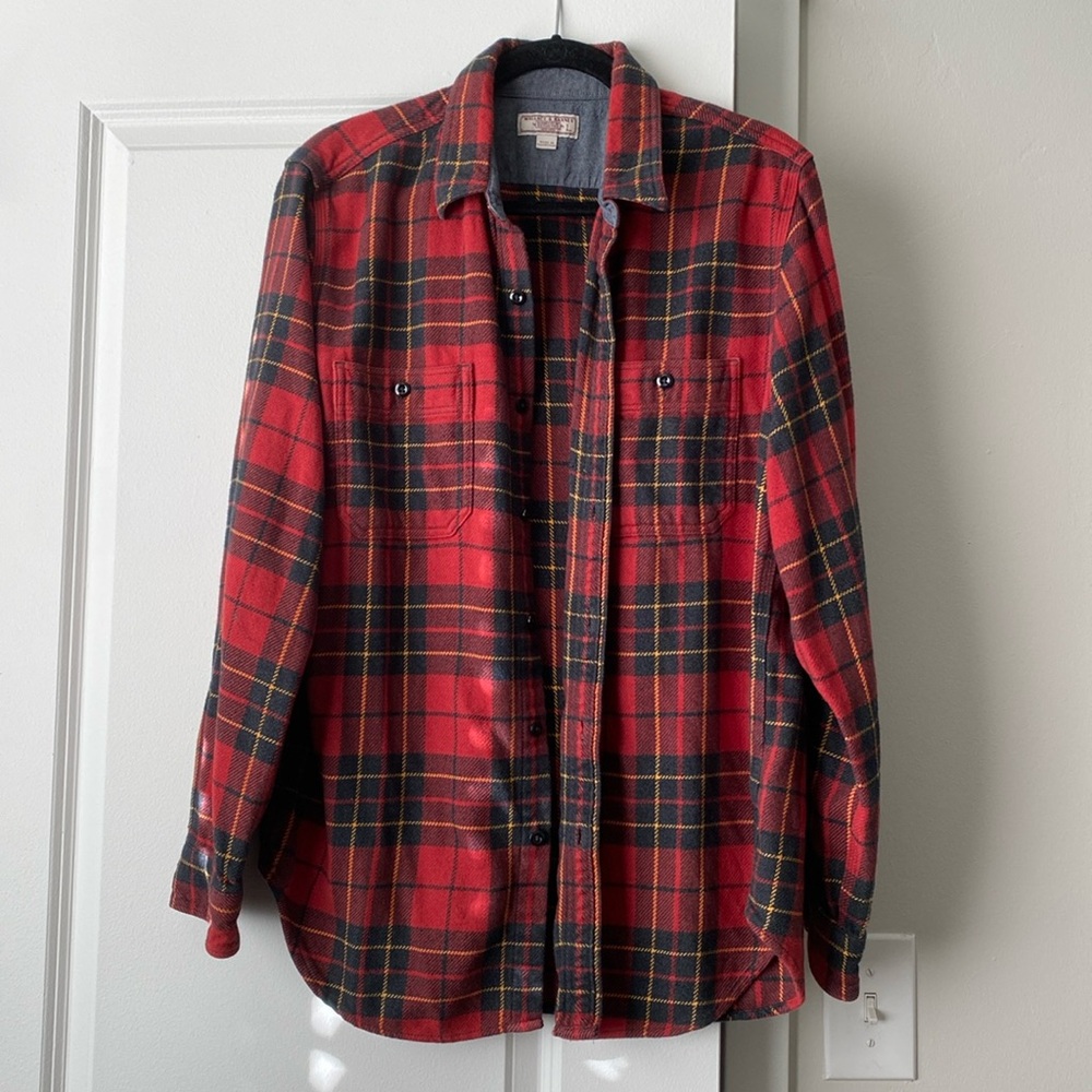 Mens Wallace & Barnes classic flannel